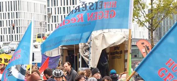 Foto einer früheren Demonstration gegen Rassismus