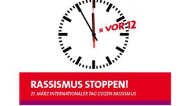 Plakat Rasissmus stoppen