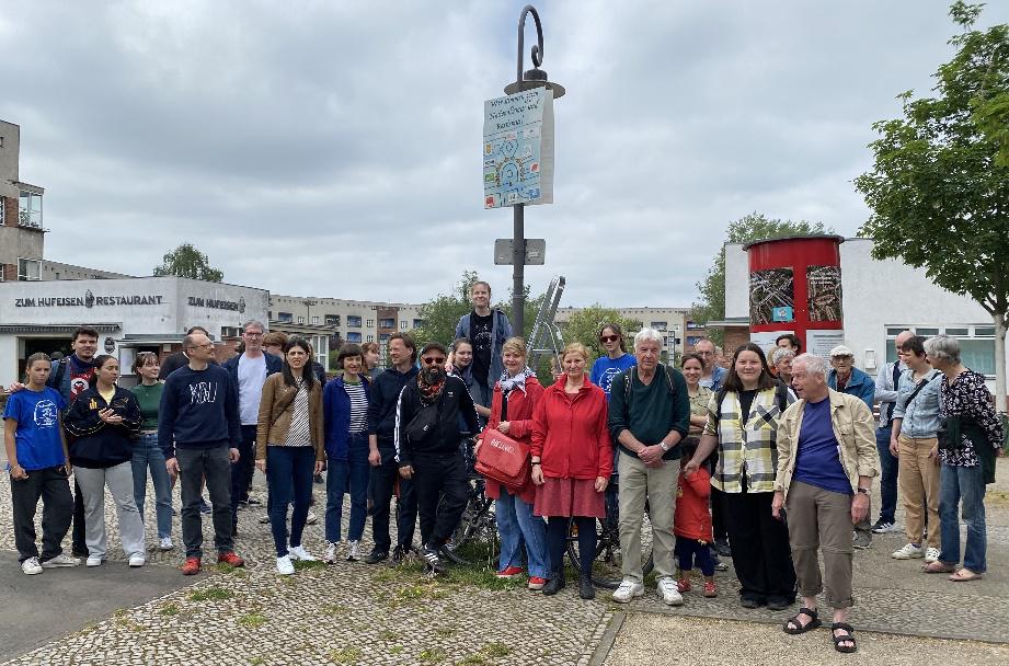 Plakataktion Gruppenbild