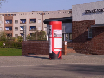 Foto der Infosäule aus dem Jahr 2015